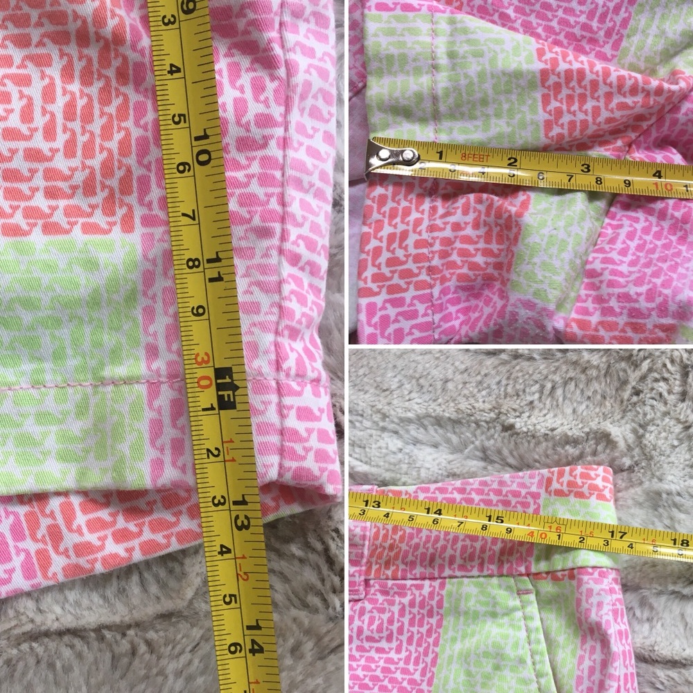 Pink Multi-Color Patterned Womens Shorts - Picture 7 of 8